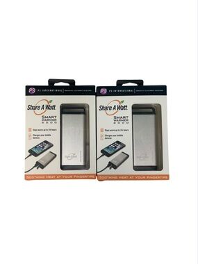 Smart Warmer 2000 Portable Hand Warmer & Charger - Silver (2)